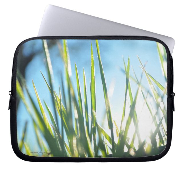 Zonnebrandblusbladen Laptop Sleeve (Voorkant)