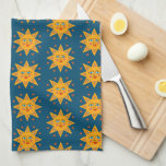 Zonnebrandblusjes en een charmerpatroon theedoek<br><div class="desc">Decoreer je keuken met deze coole zonnedoek. Maakt een geweldig huishouden,  een verjaardag of een bruiloft cadeau! U kunt het aanpassen en tekst ook toevoegen. Bekijk mijn winkel voor veel meer kleuren en patronen!</div>