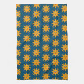 Zonnebrandblusjes en een charmerpatroon theedoek (Verticaal)