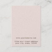 Zonnebrandblusstraal regenbooggraafscherm visitekaartje (Achterkant)