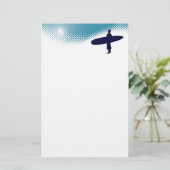 zonnebrandcrème briefpapier (Staand voorkant)