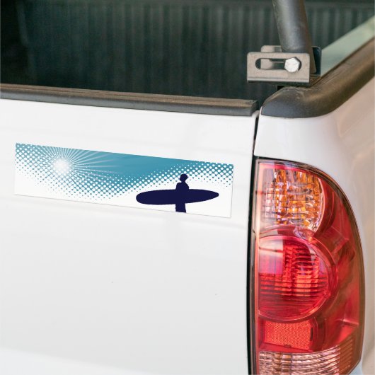 zonnebrandcrème bumpersticker (Op Truck)