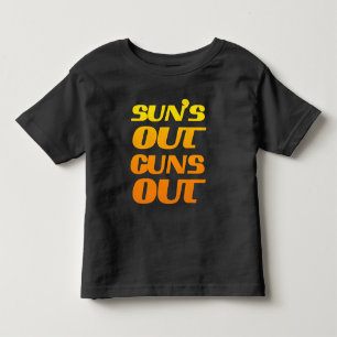 Zonnebrandcrème Uit Geweren Uit Fitness en Gym Kinder Shirts