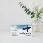 zonnebrandcrème visitekaartje (Staand voorkant)