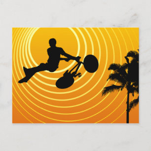 zonnebrandcycli briefkaart