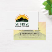 zonnebranddiensten visitekaartje (Bureau)