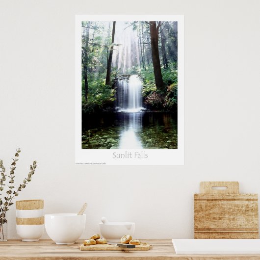 Zonnebrandende Herfsten Poster (Keuken)