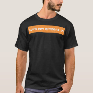 Zonnebranderaars in t-shirt