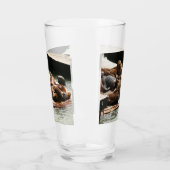 Zonnebranderige Zeeen in San Francisco Glas (Links)