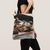 Zonnebranderige Zeeen in San Francisco Tote Bag (Dichtbij)