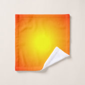 Zonnebrandgeel Oranje Rood Helderheid Bad Handdoek (Wasdoekje)