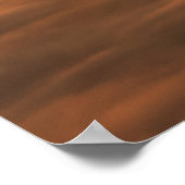 Zonnebrandkleuren en wolken poster (Hoek)