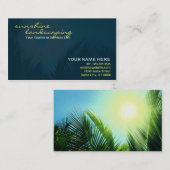 zonnebrandmiddel visitekaartje (Voorkant / Achterkant)