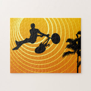 zonnebrandolie legpuzzel