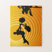 zonnebrandolie legpuzzel (Verticaal)