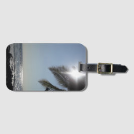 Zonnebrandpalm Bagagelabel