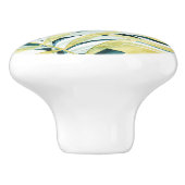 Zonnebrandpalmen - Palmbladeren Keramische Knop (Zijkant)