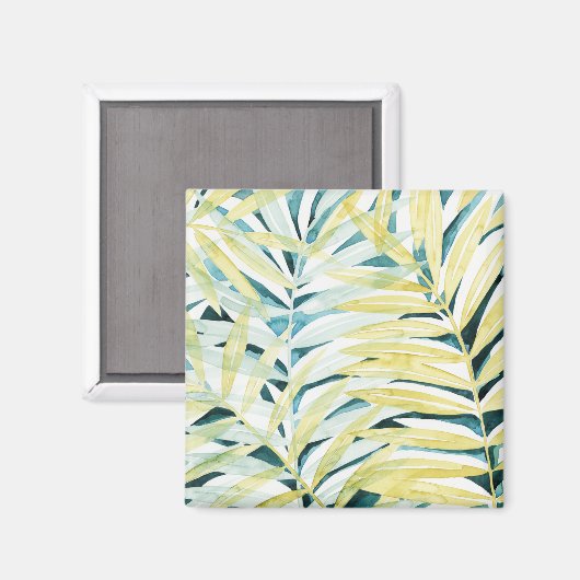Zonnebrandpalmen - Palmbladeren Magneet (Voorkant / Achterkant)