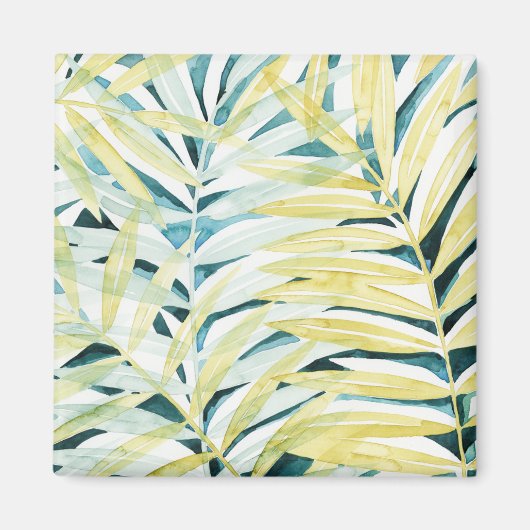 Zonnebrandpalmen - Palmbladeren Magneet (Voorkant)