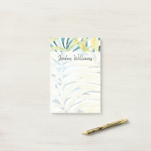 Zonnebrandpalmen - Palmbladeren Post-it® Notes (Op bureau)