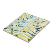 Zonnebrandpalmen - Palmbladeren Tegeltje (Zijkant)