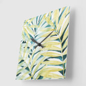 Zonnebrandpalmen - Palmbladeren Vierkante Klok (Hoek)