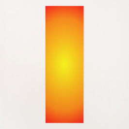 Zonnebrandrode Oranje goudkleurige opvulkleuren Yogamat