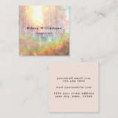 Zonnebrandslang Vierkante Visitekaartje (Voorkant / Achterkant)