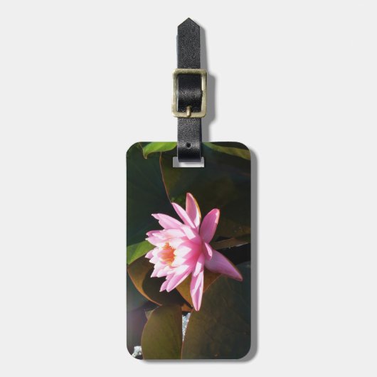 Zonnebrandstoffles Bagagelabel (Voorkant verticaal)