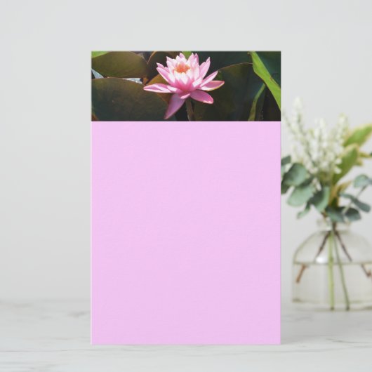 Zonnebrandstoffles Briefpapier (Staand voorkant)