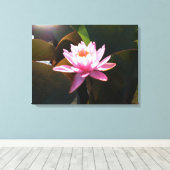 Zonnebrandstoffles Canvas Afdruk (Insitu (Houten vloer))