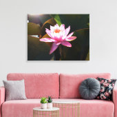 Zonnebrandstoffles Canvas Afdruk (Insitu (Woonkamer))