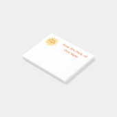 Zonnebrandstokstang Post-it® Notes (Schuin)