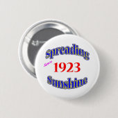 Zonnebrandverspreiding in 1923 ronde button 5,7 cm (Voorkant /achterkant)