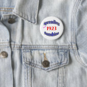 Zonnebrandverspreiding in 1923 ronde button 5,7 cm (In situ)