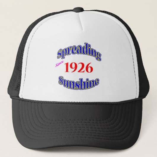 Zonnebrandverspreiding in 1926 trucker pet (Voorkant)