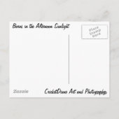 Zonnebrandwonden Briefkaart (Achterkant)