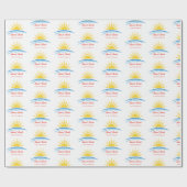 Zonnebrandwonden opvulpapier cadeaupapier (Vlak)