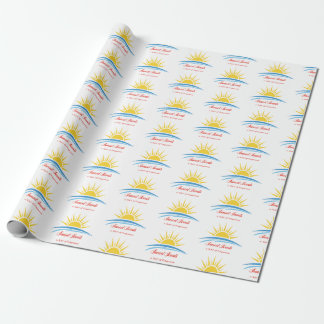 Zonnebrandwonden opvulpapier cadeaupapier
