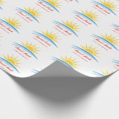 Zonnebrandwonden opvulpapier cadeaupapier (Hoek)