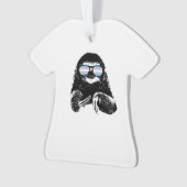 zonnebribribribril voor de Pride Sloth Transgender Ornament (voorkant)