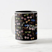 zonnebril Art Tweekleurige Koffiemok (Voorkant links)