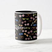 zonnebril Art Tweekleurige Koffiemok (Voorkant rechts)