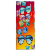 Zonnebril Boho Stijl Wijn Cadeautas (Achterkant)