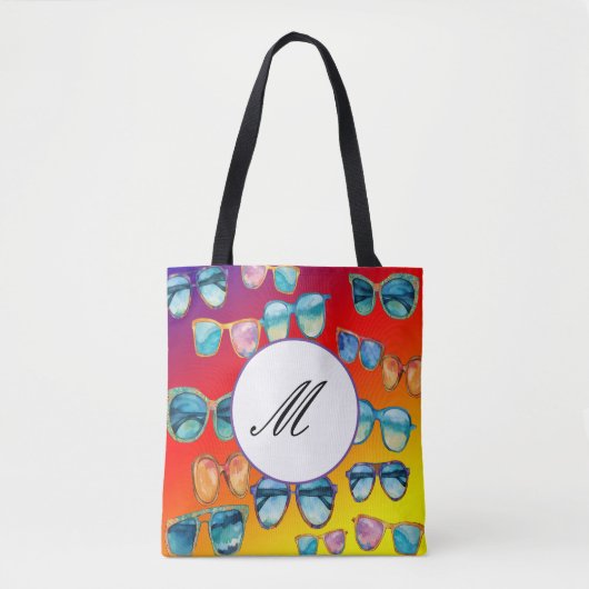 Zonnebril Boho Style Tote Bag (Voorkant)