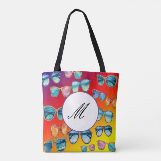 Zonnebril Boho Style Tote Bag (Achterkant)