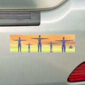 Zonnebril bumpersticker voor de toekomst (Op auto)
