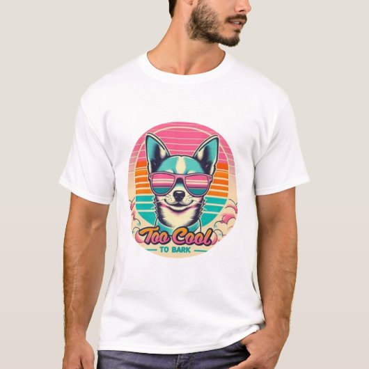 Zonnebril Chihuahua Sunset T-shirt (Voorkant)