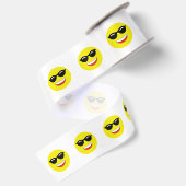 Zonnebril Chill Cool Emoji Satijnen Lint (Achterkant)