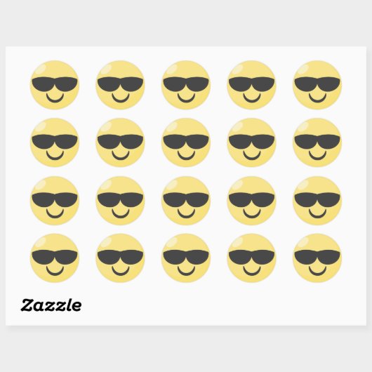 Zonnebril Cool Emoji Stickers (Vel)